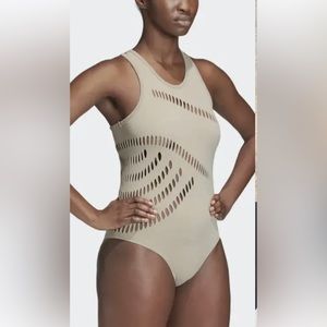✨STELLA MCCARTNEY ADIDAS WARPKNIT BODYSUIT IN TECH CHROME M